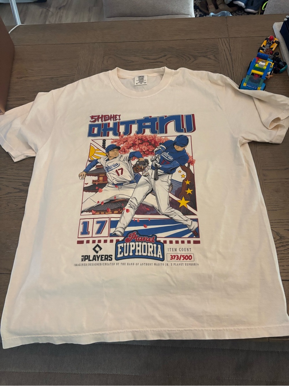 Shohei Ohtani Planet Euphoria Graphic Tee - Cream